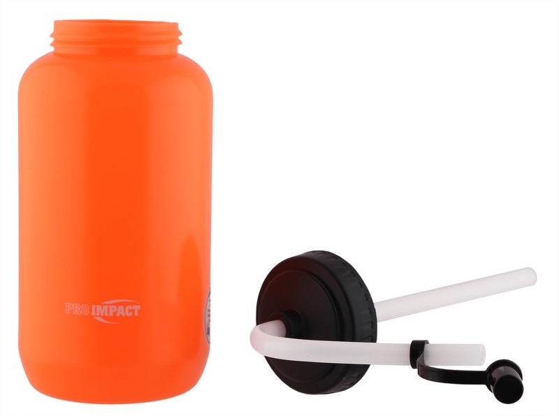 Pro Impact Squeezable Water Bottle Bendable Long Straw - LDPE BPA Free Plastic - Hydration for Baseball Hockey Gym MMA Yoga Boxing Cycling Softball Football Lacrosse (35.5 Oz.) - Image 3